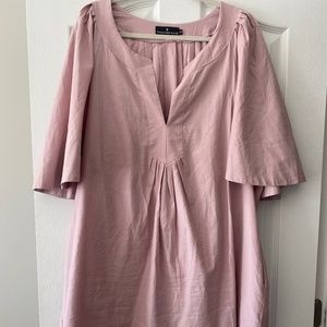 Tuckernuck Orchid Pink Flutter Sleeve Dress